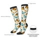 thumbnail image 4 of Fotbe Butterflies Calcetas Divertidas Estampadas para Hombre y Mujer, Calcetas de Algodón hasta la Rodilla para Caminar, Correr, Enfermería y Embarazo, 4 of 6