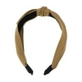 thumbnail image 4 of Unique Bargains 1 Pc Tie Bow Wide Headbands for Women Khaki, 4 of 6