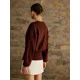 thumbnail image 4 of Suéter de punto con botones para mujer, Jersey elegante de manga larga con cuello en V, holgado y cálido, ropa de calle alta para otoño, 2024, 4 of 5
