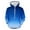 Blue, variant on Honeeladyy Mens Hooded Sweatshirts,Men's Gradient Hoodie 3D Non Positioning Printed Pullover Casual Long Sleeved Top Sweatshirt