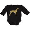 thumbnail image 3 of Inktastic Greyhound Boys or Girls Long Sleeve Baby Bodysuit, 3 of 5