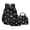 Black - Truck, variant on Kids Backpack Set with Lunch Box, Camo Print School Backpack with Lunch Box Pencil Case, 3 Piece Kids School Bag Set for Boys Girls, Purple