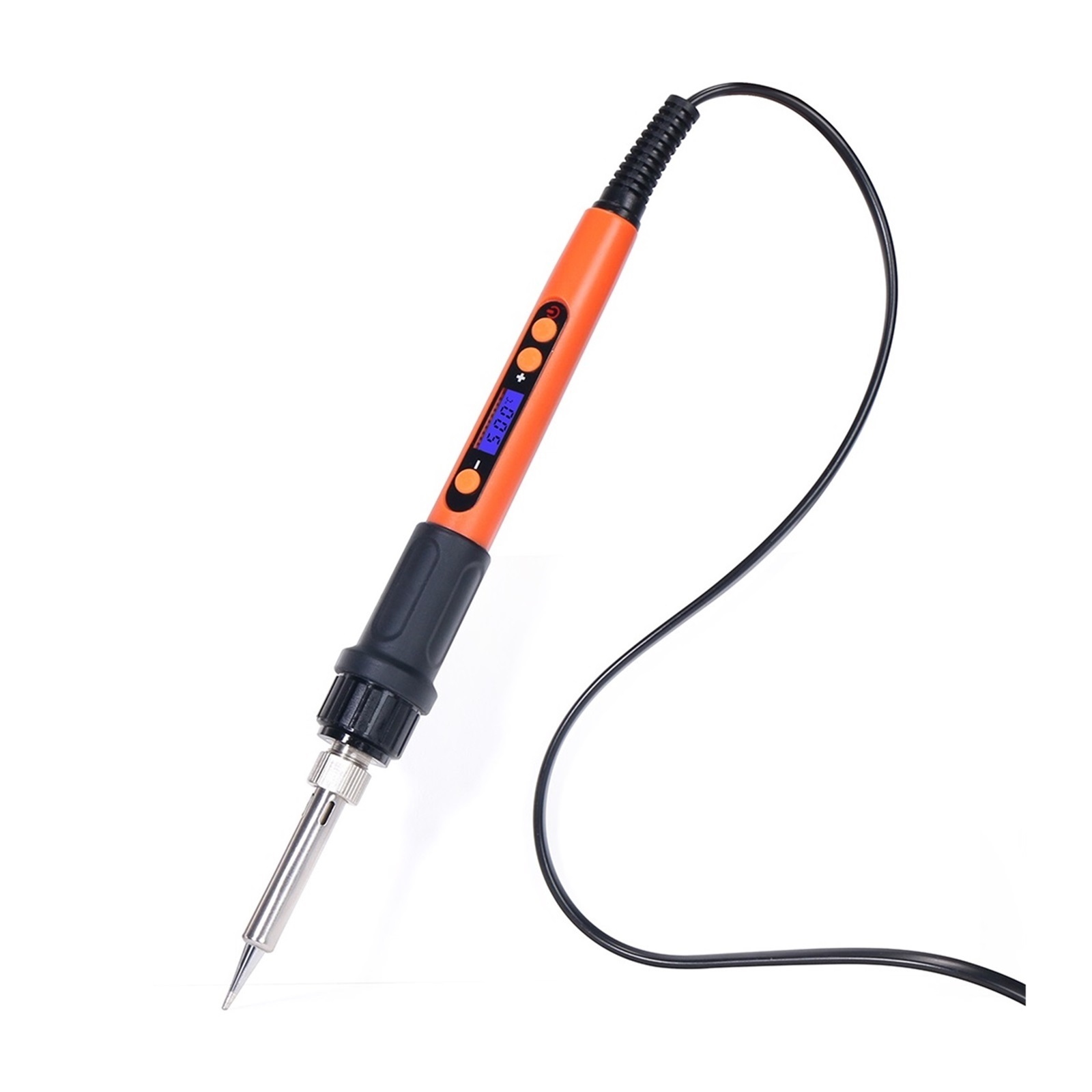 Digital Electric Soldering Iron Kit,Set Temperature Adjustable Welding Tool,Ceramic Heater Soldering Tips Rework ,Portable