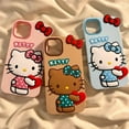 thumbnail image 7 of 3D Cute Kitty Cat Cartoon Silicone Girly Phone Case Shockproof Protective Cover for iPhone 6 7 8 Plus X XS XR 11 12 13 14 15 16 Plus 17 Pro Max for Samsung Galaxy A14 A15 A16, 7 of 7
