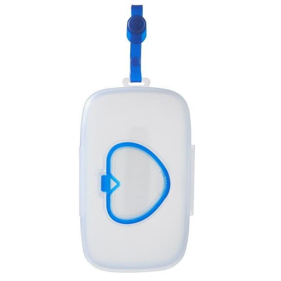 ROSENICE  Container for Wipes Wet Carrier Love Tissue Box Case Baby Tasteless