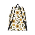 thumbnail image 2 of Yiaed Cartoon Corn Pumpkin Sunflower Print Backpack, Premium Laptop Backpack, Travel Backpack for Women, Lightweight Backpacks, Comfortable Back Pack-Medium, 2 of 7