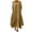 Yellow, variant on Utoimkio Women's Casual Loose Cotton Linen Maxi Dress Half Sleeve V Neck Swing Long Dresses for Women