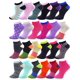 thumbnail image 1 of Pack de 24 pares de calcetines tobilleros con encaje invernal para mujeres y niñas, 1 of 9