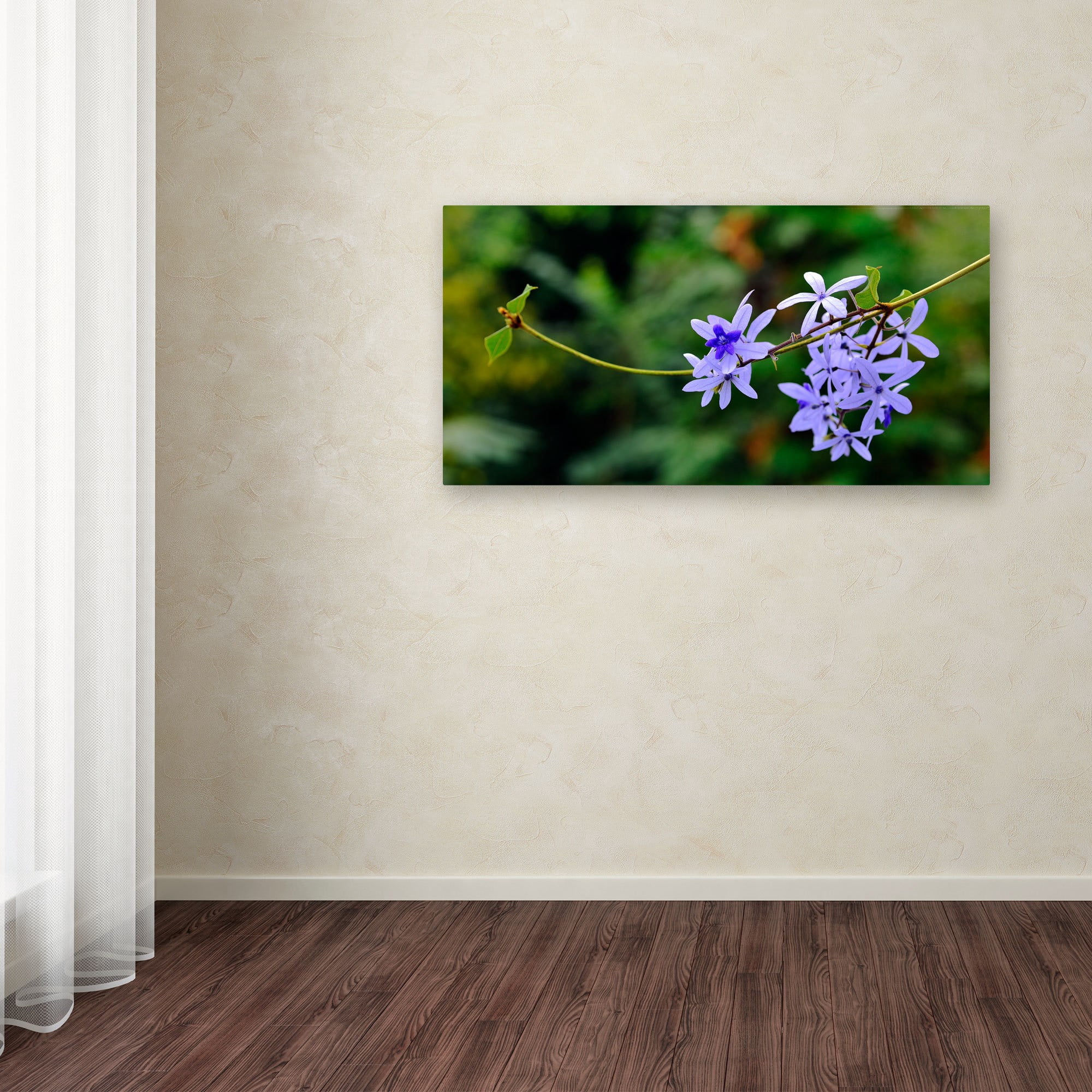 Trademark Fine Art "Tropical Blue" Canvas Art by Kurt Shaffer