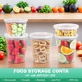 thumbnail image 3 of 50 Set Deli Containers with Lids,Plastic Deli Food Storage Containers,Leakproof Soup Containers with Airtight Lids,Stackable,Dishwasher,Microwave Safe (16oz-25Set, 32oz-25 Set), 3 of 7