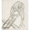 thumbnail image 2 of Pekka Halonen 20x22 Black Ornate Framed Double Matted Museum Art Print Titled: Log Cutter (Kalle Backstrom from Tuomela, Tuusula) (1909), 2 of 5