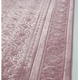 thumbnail image 7 of Modefa Turkish Islamic Luxury Plush Velvet Prayer Area Rug Janamaz Saajadah with Free Prayer Beads - Floral Stamp Dark Pink, 7 of 7