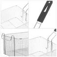 thumbnail image 3 of Stainless Steel Deep Fry Basket with Handle 2pcs Mesh Frying Baskets, 3 of 8
