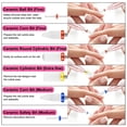 thumbnail image 3 of Juego de brocas para uñas Cellentool, 25 unidades, con caja de almacenamiento, 3 of 7