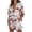 Blue, variant on Women Summer Casual Short Tee Romper Deep v Neck Long Puff Sleeve Plaid Playsuit Oversized Jumpsuit Overalls, 2025 Under 10 Dollar Limited Time
