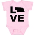 thumbnail image 3 of Inktastic Love Nebraska Boys or Girls Baby Bodysuit, 3 of 5