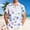 Tops-A64Purple, variant on Men's Shell Print Button Down Shirts Short Sleeve Hawaiian Beach Tops Lightweight Breathable Summer Vacation Holiday Casual Aloha Blouse
