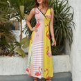 thumbnail image 3 of Flamingo Pattern King Size Sleeveless Dress Dresses Summer Women Dresses Clothing Woman Dresses Dress, 3 of 6