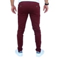 thumbnail image 2 of Pantalón skinny de gabardina stretch John Silver  Skinny de gabardina color vino, 2 of 3