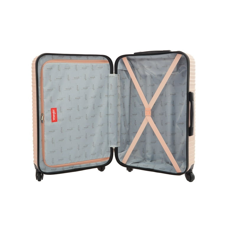 Wrangler 4 Pc Hardside Spinner Luggage Set with 20