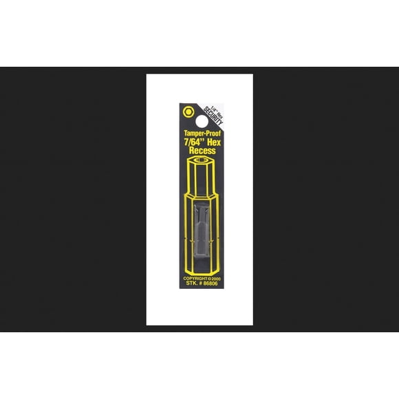 Broca para destornillador Best Way Tools, hexagonal, 7/64 pulgadas, 2,5 cm, acero al carbono