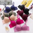 thumbnail image 2 of 4 Pack Deep V Wireless Push Up Bra, Wirefree Push Up Bra, Bras for Women Push Up Wireless Bra, Sexy Bras for Women, 2 of 7