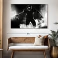 thumbnail image 3 of Elephant Stock Football Player Stance Wall Art - Sports Canvas Canvas - 51" x 34", 3 of 8