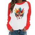 thumbnail image 3 of TaTaai Hoodies Shirts for Women Early Fall Long Sleeve Tops Vintage Graphic Outfits Tops Fashion Pullover Tees Gift, 3 of 6