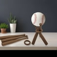 1 PCS Baseball Stand Baseball Holders For Display Wooden Baseball Bat