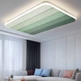 thumbnail image 2 of Turquoise Ombre Fluorescent Light Covers, Farmhouse Vintage Wooden Striped Magnetic Light Covers for Ceiling Lights, Fluorescent Ceiling Shade Filters for Classroom Bedroom Office 4x2Ft x 1PCS, 2 of 8