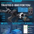 thumbnail image 4 of Gyrocopters Zeil Mountain Electric Bike for adults with 500 W Motor, 27* 5” tires, Speed up to 32km/h (20 mph), PAS Range up to 91 km ( 57 mi ), 480 WH Removable Battery, Shimano 7,UL-2849 approved, 4 of 10