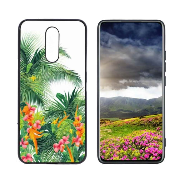 Compatible with Harmony 3 Phone Case, Tropical-9-3 Case Men Women, Flexible Silicone Shockproof Case for Harmony 3
