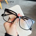 thumbnail image 5 of OEC-gafas de sol cuadradas CPO para hombre y mujer, lentes Punk de gran tamaño a la moda, tonos amarillos, gafas de conducción UV400, 5 of 5
