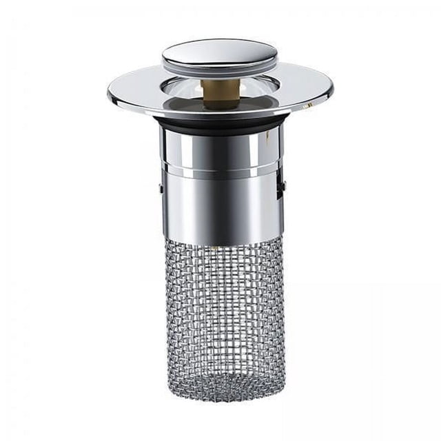 5 tapones para desagüe de fregadero, tapón para lavabo de baño, colador de desagüe de fregadero antidesbordamiento para cocina, hotel de interior, bañ 2 piezas