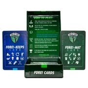 Fore! Cards | On-Course Golf Game | Fun Interactive | Spice Up Your Next Round | 50 Card Deck Makes Every Hole A Challenge | Perfect for Any Golfer