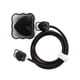 thumbnail image 1 of Funda protectora para cable de cargador USB, protector de cable DIY, cabezal del cargador, línea de datos amor negro, 1 of 9