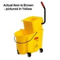 thumbnail image 6 of Rubbermaid Commercial Wavebrake 35 Quart Bucket/Wringer Combinations, Brown, 6 of 7