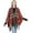 Redgrey, variant on ZhangBaoLin Women Shawl Wrap Cardigan Plaid Poncho Cape Tassels Open Front Long Blanket Winter Sweater Coat