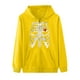 thumbnail image 5 of Chaqueta con capucha Punk suelta con cremallera y estampado de Halloween para mujer, abrigo, sudaderas con capucha, abrigo Pompotops qwe15365, 5 of 8