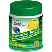Tropical Fish Food Ocean Nutrition Premium Formula Two Flakes 2.5 oz.