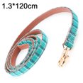thumbnail image 2 of Collar de piel para perro y correa de 4 pies, collar básico ajustable KUDES, con juego de correa de cuero para mascotas con campana, 2 of 5