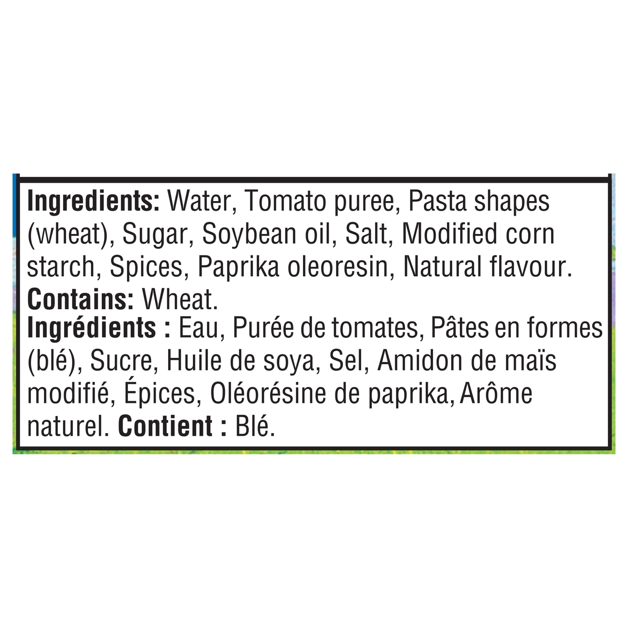 Heinz Zoodles Animal Shaped Pasta with Tomato Sauce, Shelf-Stable, 398mL