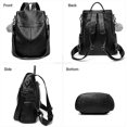 thumbnail image 5 of Mochila escolar multifuncional LANNMXG de cuero ligero, 5 of 5