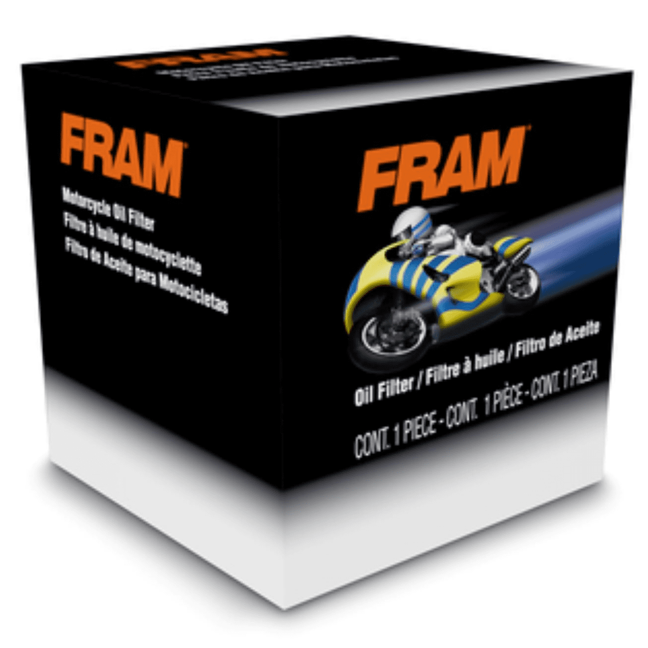 FRAM Engine Oil Filter, PH6018 for Motorcycles and ATVs