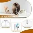 thumbnail image 6 of Acrylic Hat Display Stand Set Adjustable Versatile Domed Hat Holder Kit Clear Stable Wig Head Counter Stand for Your Caps, 6 of 9