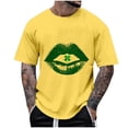 thumbnail image 1 of Tops para hombre, blusas y camisas de manga corta con cuello redondo para hombre, camisetas casuales con estampado de moda para hombre, blusa de manga corta, blusa de poliéster para hombre., 1 of 4