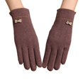 thumbnail image 2 of Guantes de invierno para mujer con pantalla táctil sensible cálidos a prueba de viento con dedos para mensajes de para mujer Púrpura Yuyangstore Guantes de invierno para mujer, 2 of 7