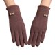 thumbnail image 2 of Guantes de invierno para mujer, táctil, cálido, resistente , forrado con dedos para enviar de , para niñas, mujeres, d Púrpura Macarena Guantes de invierno para mujer, 2 of 7