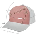 thumbnail image 2 of Pearl and Peach Baseball Cap Classic Golf Cap Soft Dad Hat Multicolor Adjustable Low Profile Hat Unisex, 2 of 3
