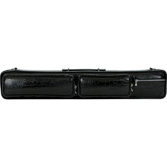 Longoni Giotto Notte Luxury Leather Pool Carom Billiard Soft Cue Case 4 x 8